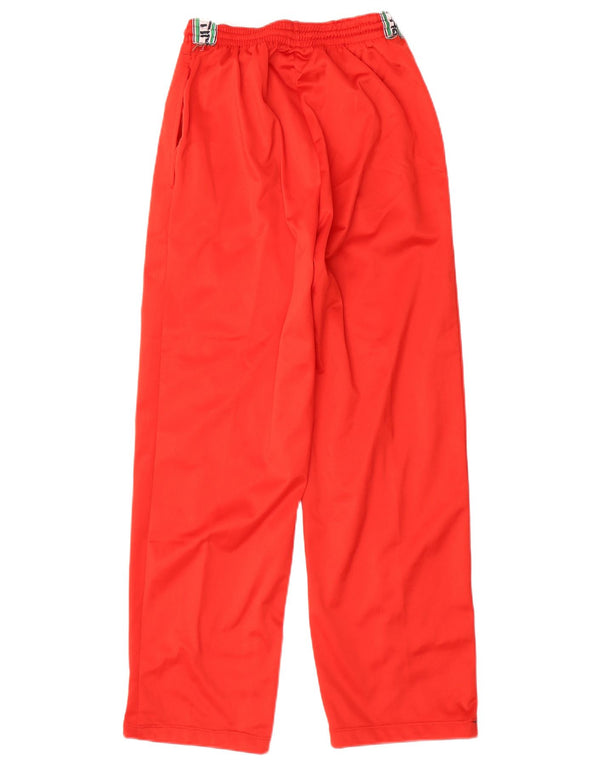 Pantaloni de trening Vintage pentru femei Pantaloni de jogging IT 46 Large Red Nylon