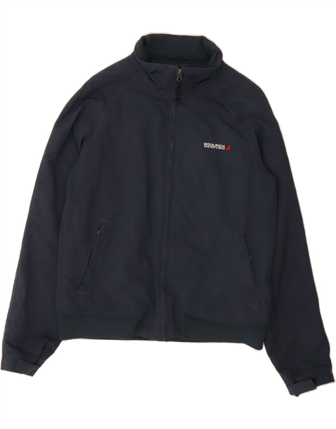 WOOLRICH Boys Bomber Jacket 13-14 Years Navy Blue Vintage Woolrich and Second-Hand Woolrich from Messina Hembry 