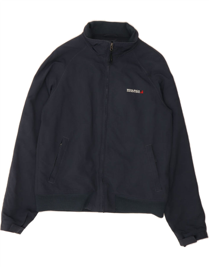 WOOLRICH Boys Bomber Jacket 13-14 Years Navy Blue Vintage Woolrich and Second-Hand Woolrich from Messina Hembry 