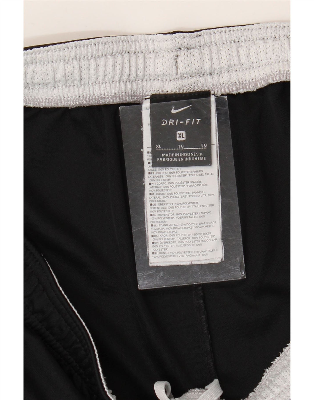 Pantaloni scurți sport NIKE Dri Fit pentru bărbați XL, negru, poliester color bloc