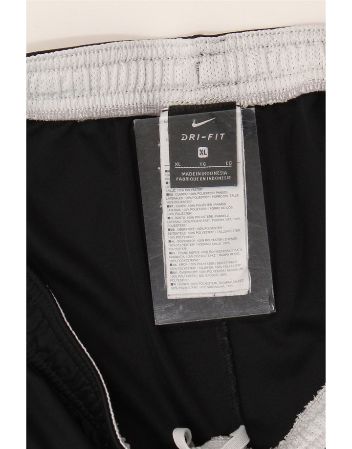 Pantaloni scurți sport NIKE Dri Fit pentru bărbați XL, negru, poliester color bloc