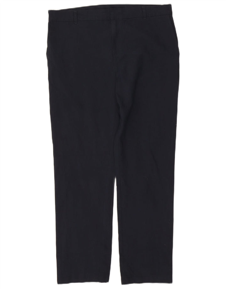 Pantaloni chino drepți pentru bărbați Marks & Spencer L34 L29 bleumarin