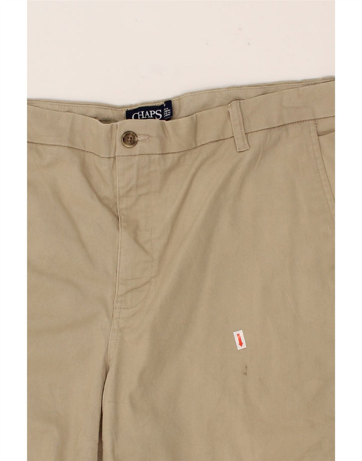 CHAPS Mens Chino Shorts W40 2XL Beige Cotton Vintage Chaps and Second-Hand Chaps from Messina Hembry 