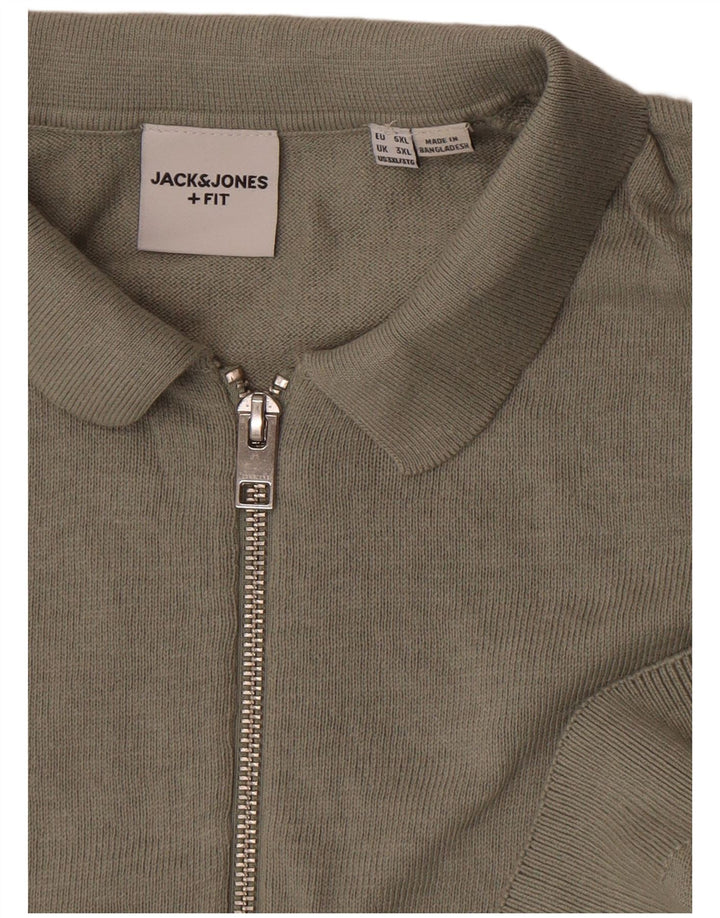 Tricou polo Jack & Jones pentru bărbați, 3XL, gri