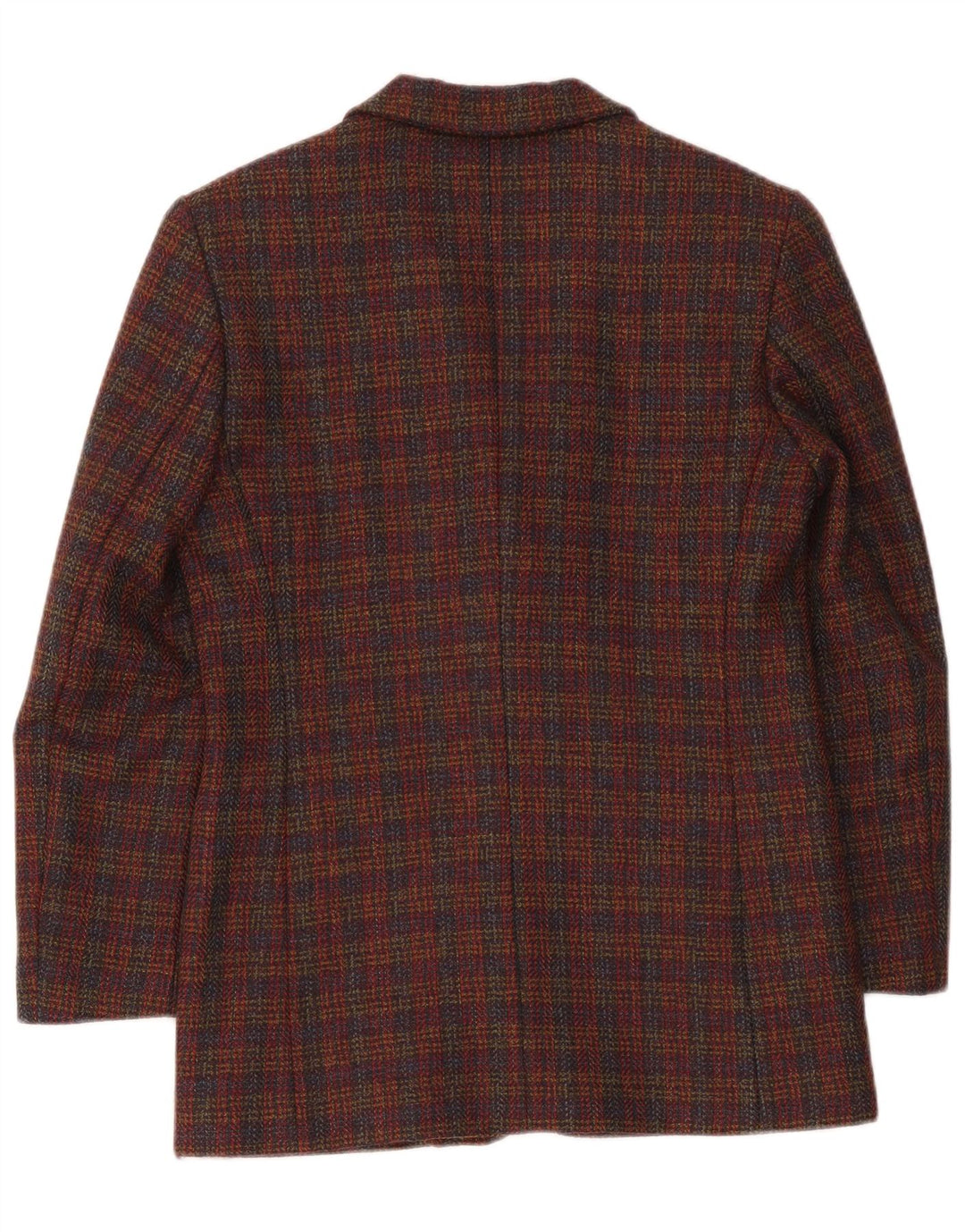 Jachetă vintage pentru femei cu 3 nasturi, blazer supradimensionat, UK 10 mic, burgundă