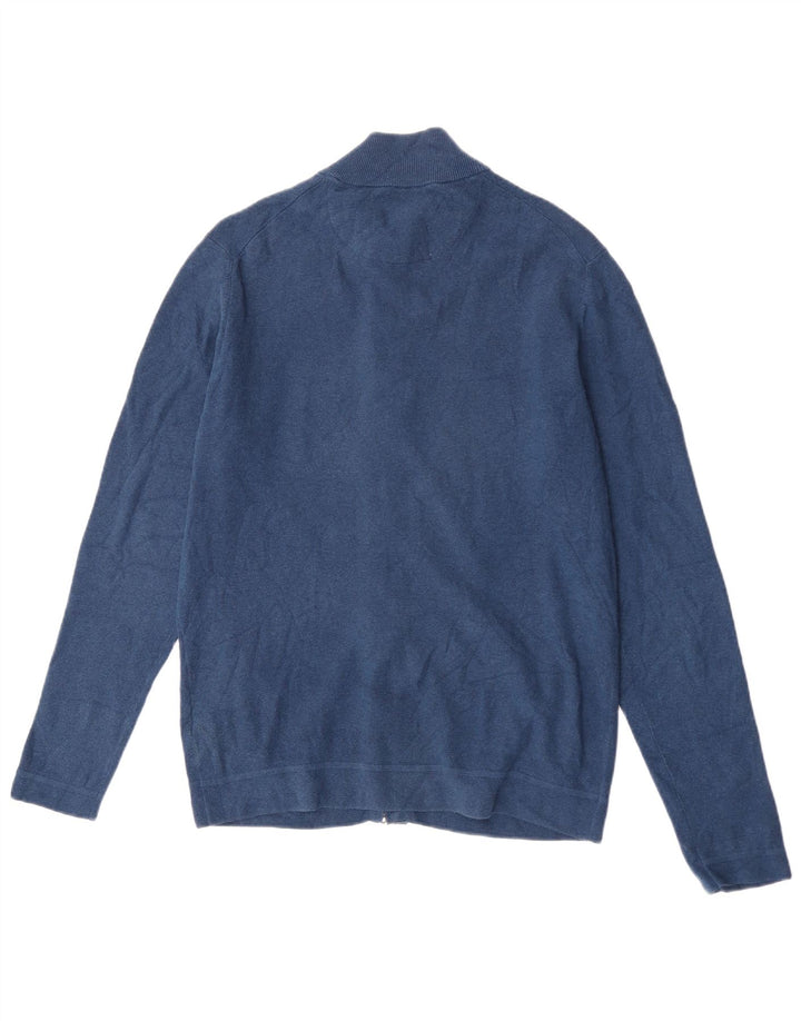 Pulover cardigan pentru bărbați Massimo Dutti, XL, bleumarin, bumbac