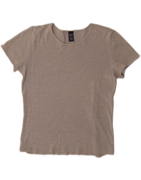 Gap Tricou pentru femei Top UK 16 Large Gri Bumbac