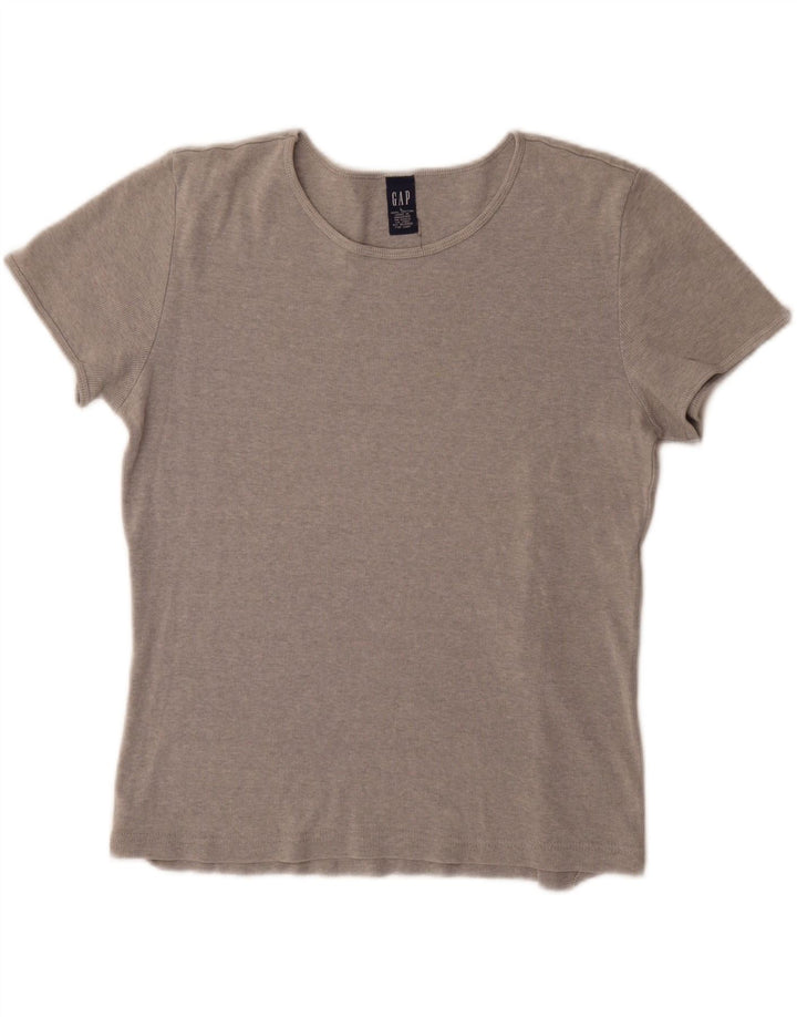 Gap Tricou pentru femei Top UK 16 Large Gri Bumbac