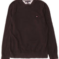 Pulover Tommy Hilfiger pentru bărbați, cu gât crew, negru mediu