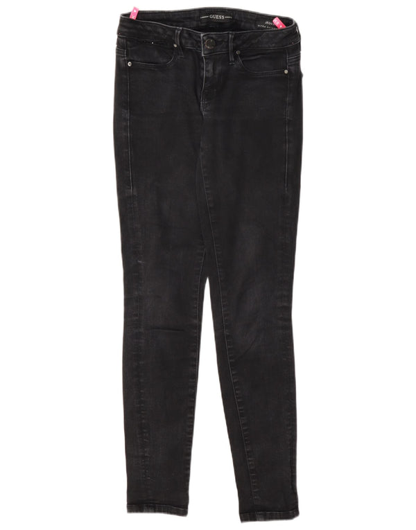 Guess blugi jegging skinny cu talie joasă pentru femei W26 L29 bumbac gri