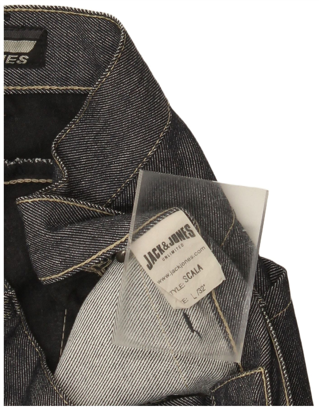 Jack & Jones Blugi Drepți Bărbați W34 L32 Bumbac Albastru