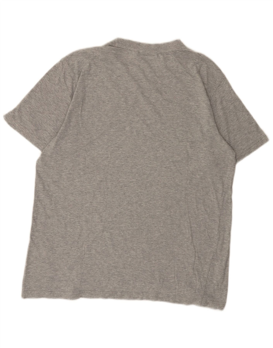 Tricou cu grafic Fila pentru bărbați Top Mediu Gri Bumbac cu pete