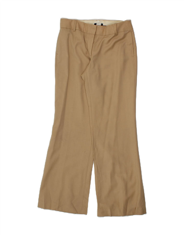 J. CREW Womens Bootcut Chino Trousers US 6 Medium W32 L32 Beige Wool Vintage J. Crew and Second-Hand J. Crew from Messina Hembry 