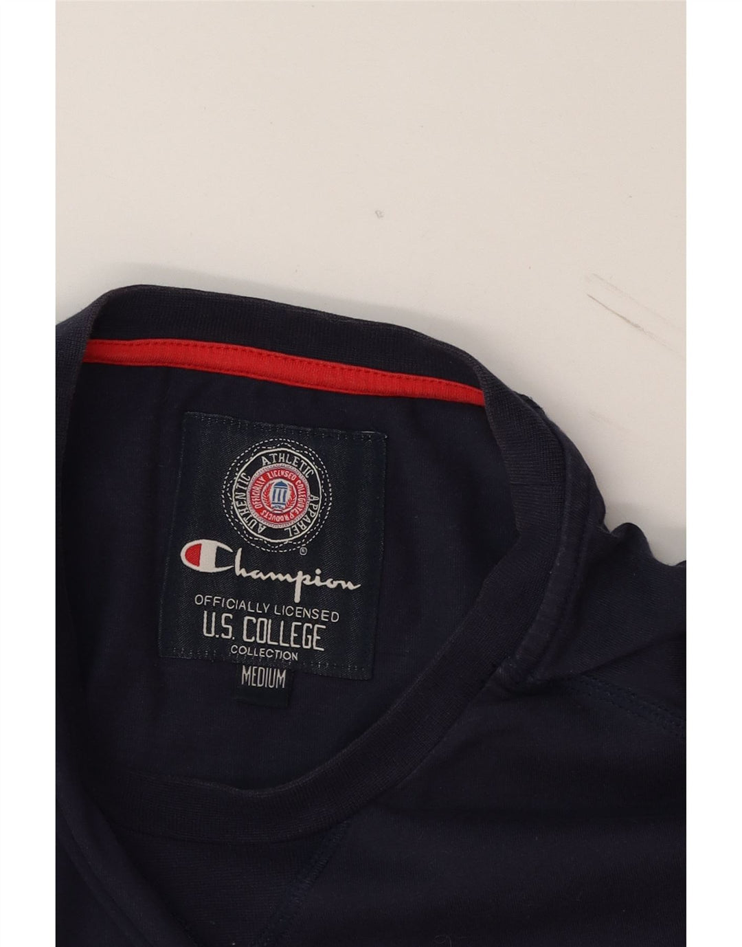 CHAMPION Mens Harvard Graphic T-Shirt Top Medium Navy Blue Vintage Champion and Second-Hand Champion from Messina Hembry 