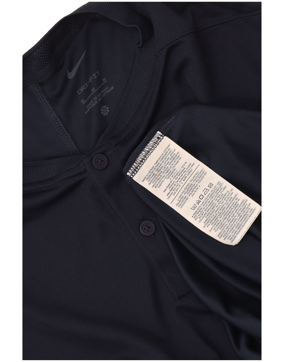 Tricou pentru bărbați Nike Dri Fit Top Mediu Bleumarin Poliester