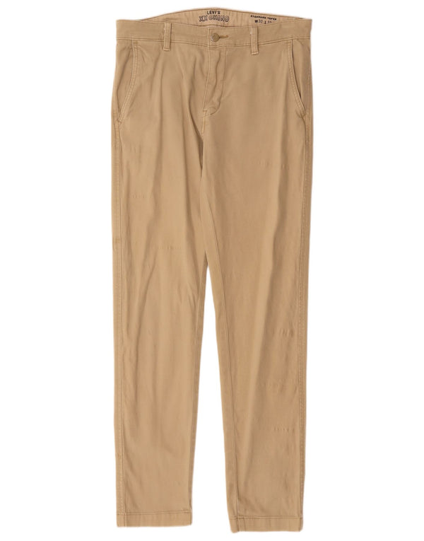 Pantaloni chino conici standard pentru bărbați Levi's L30 L32 bumbac bej