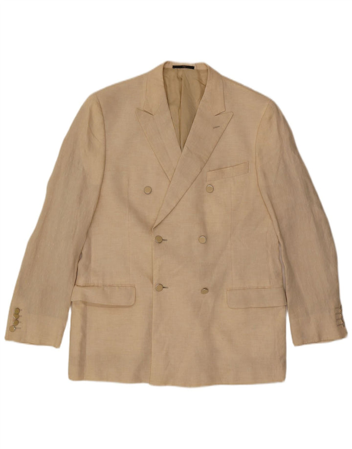 Jachetă pentru bărbați Valentino cu două pieptări IT 54 2XL in bej