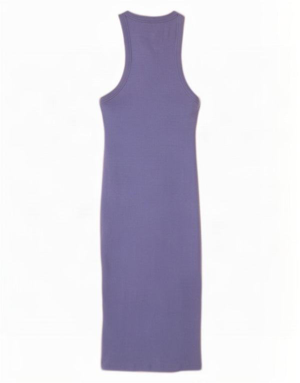 Rochie bodycon fără mâneci pentru femei Zara UK 10 Bumbac albastru mic