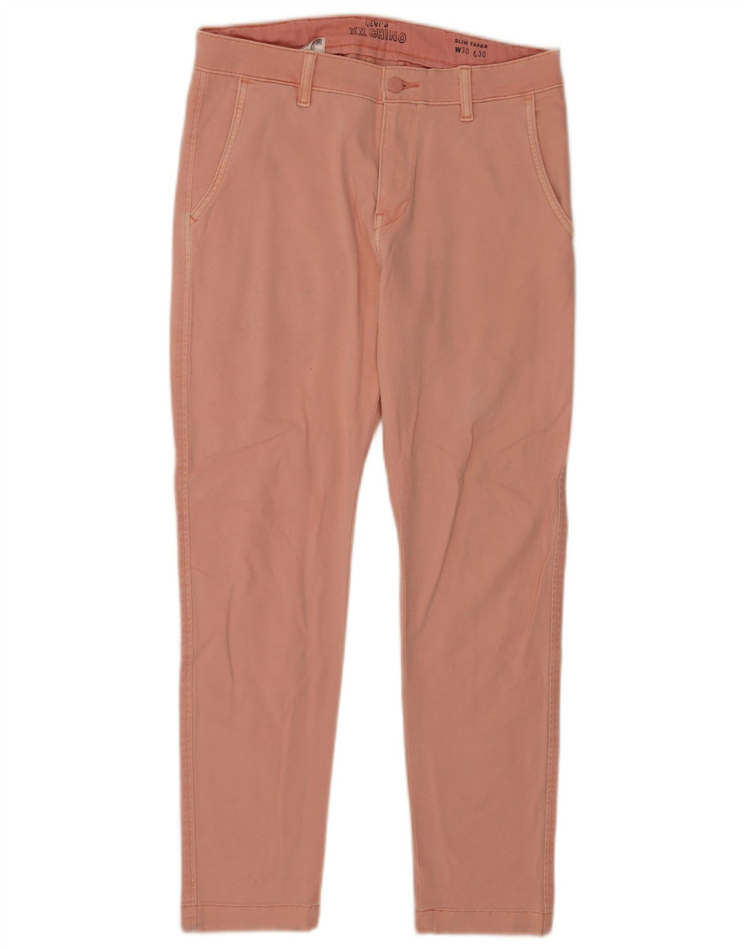 Blugi conici pentru bărbați Levi's Slim Tapered W30 L30 Pink Bumbac