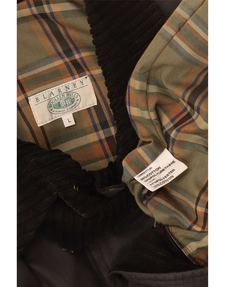 Blarney Woolen Mills pardesiu supradimensionat pentru femei UK 16 mare gri