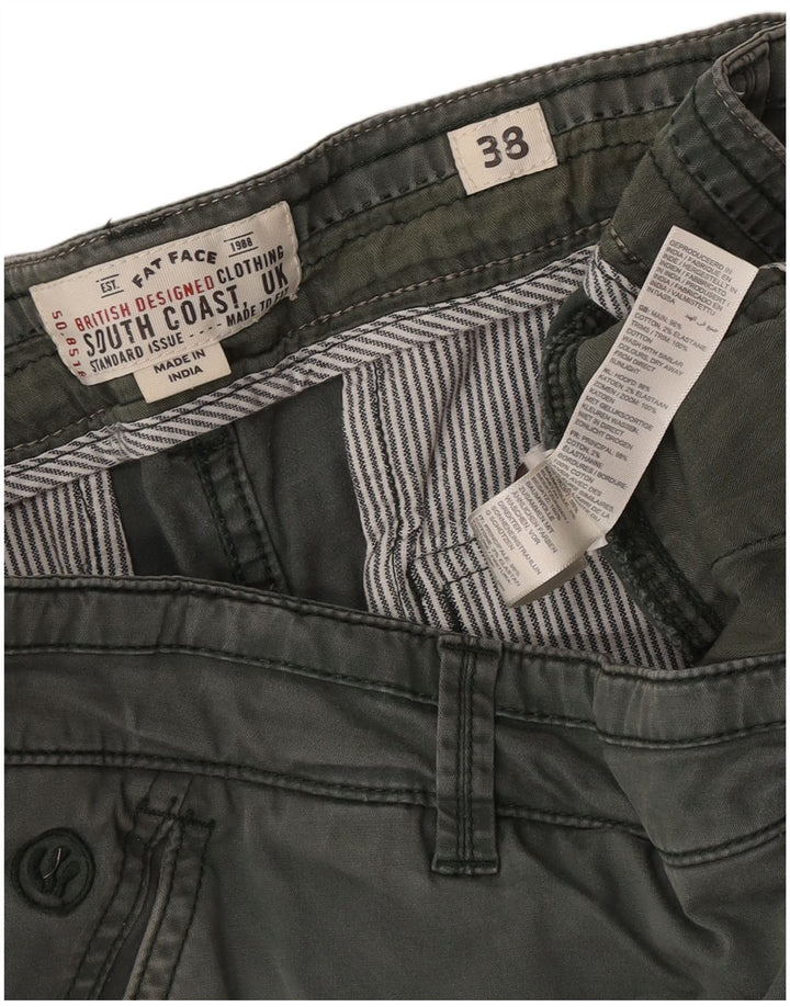 Pantaloni scurți pentru bărbați Fat Face Regular Cargo W38 XL, bumbac verde