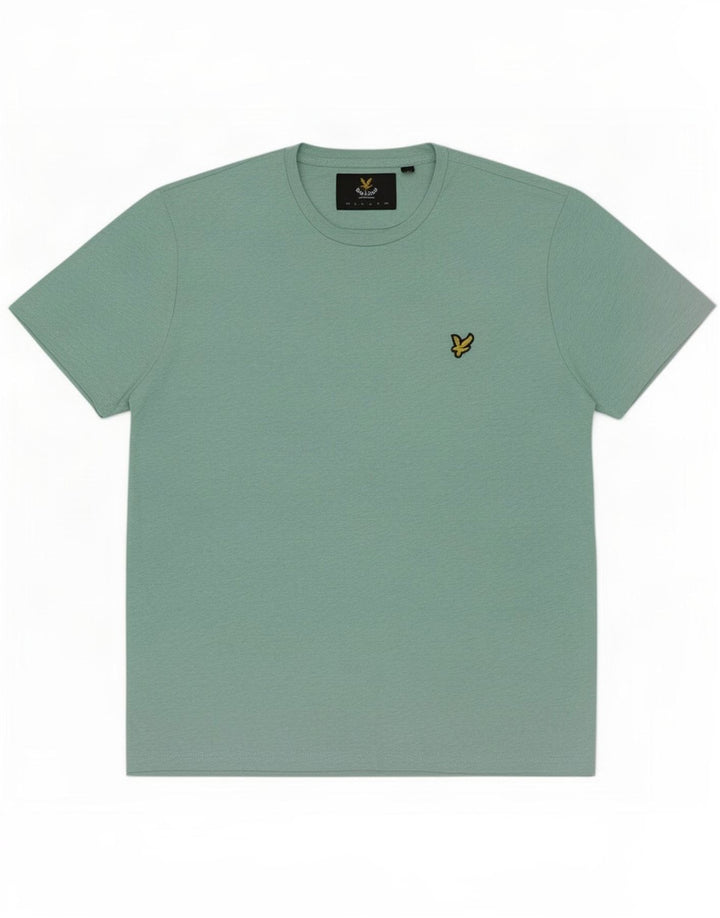 Tricou pentru bărbați Lyle & Scott Top mare din bumbac turcoaz