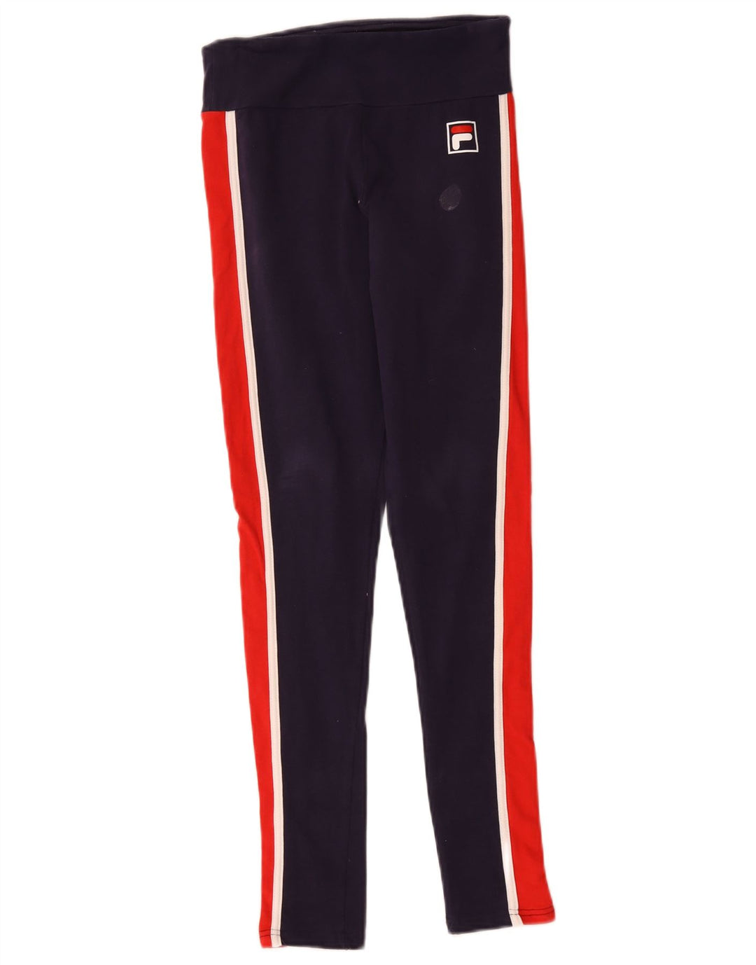 Leggings pentru femei Fila UK 10 mici, albastru marin, color block