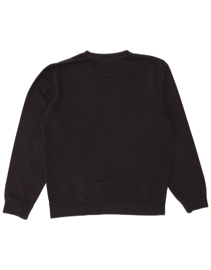 Hanorac grafic pentru bărbați CHAMPION Pulover mare din bumbac bleumarin