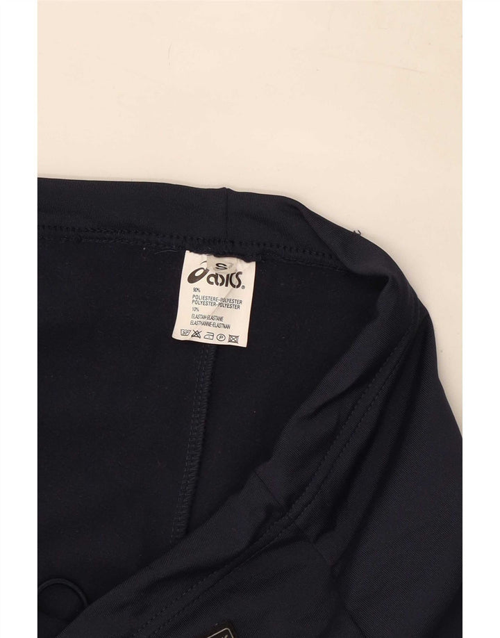 Pantaloni de trening Asics pentru femei UK 10 Poliester bleumarin mic