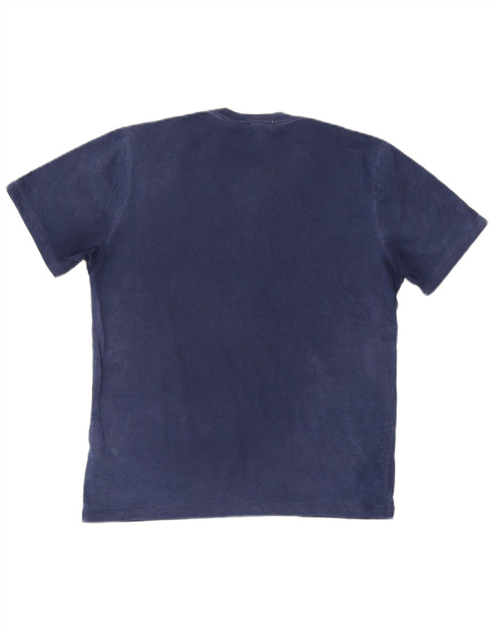 Reiss Bărbați Tricou Top Mediu Bleumarin Bumbac