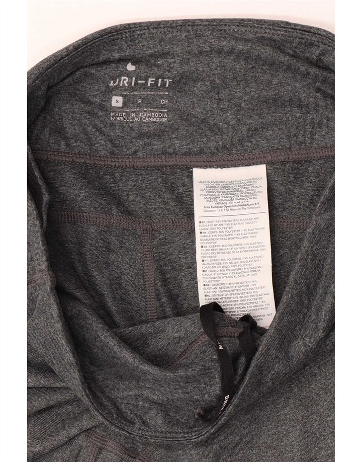 Leggings Nike Dri Fit pentru femei UK 10 Small Gri Poliester