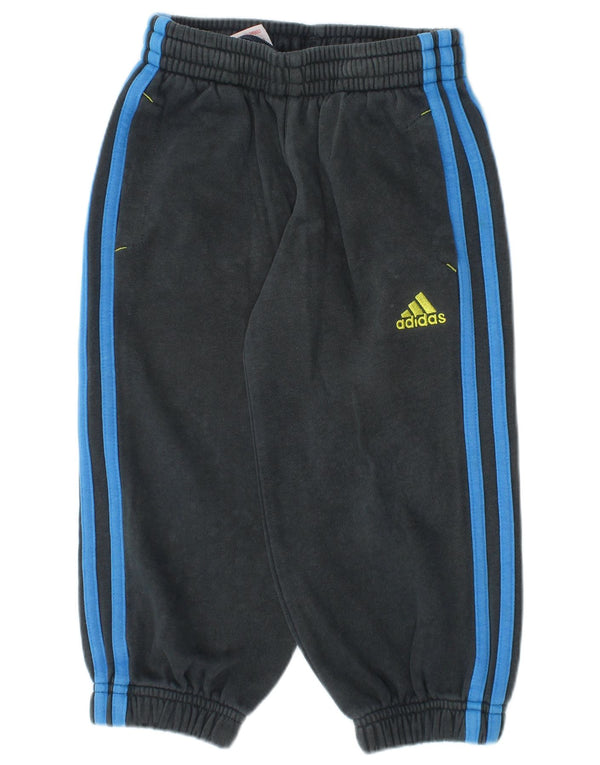 Pantaloni de jogging ADIDAS pentru bebelusi baieti 18-24 luni bumbac gri