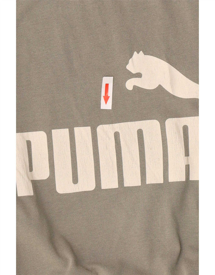 Tricou grafic Puma pentru bărbați Top mic gri