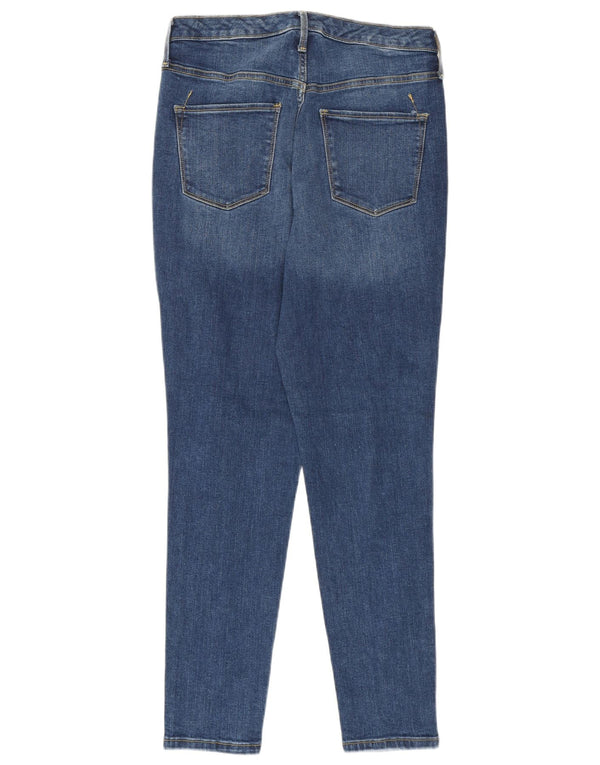 Blugi skinny pentru femeie Mossimo cu talie înaltă US 10 mare W30 L27 bumbac bleumarin