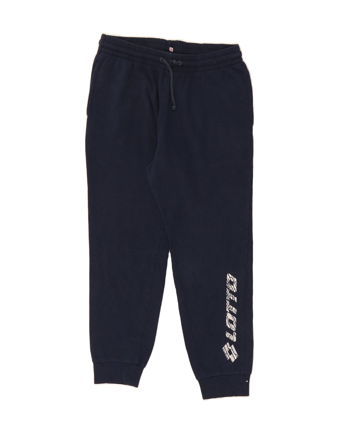 LOTTO Mens Graphic Tracksuit Trousers Joggers Medium Navy Blue Vintage Lotto and Second-Hand Lotto from Messina Hembry 