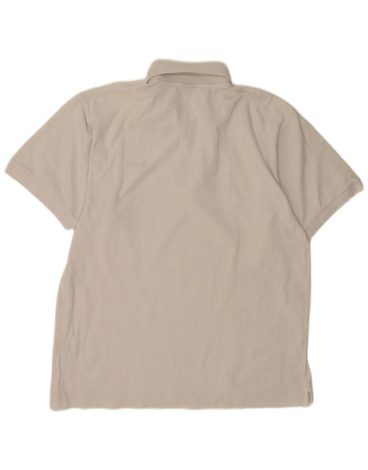 Tricou polo Nike pentru bărbați Marea Britanie 39/41, bumbac alb mediu