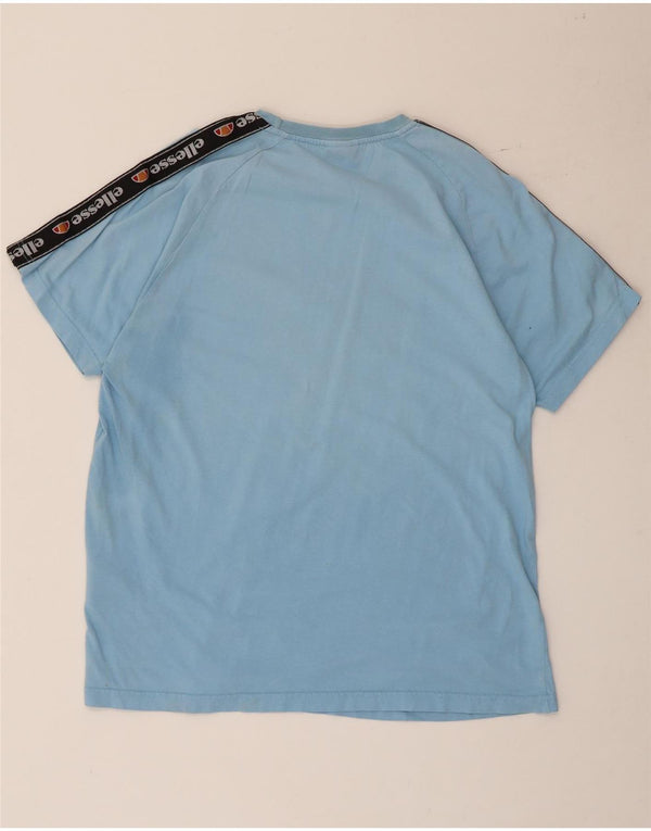 Tricou cu grafic pentru bărbați Ellesse Top mare, albastru, bumbac color bloc