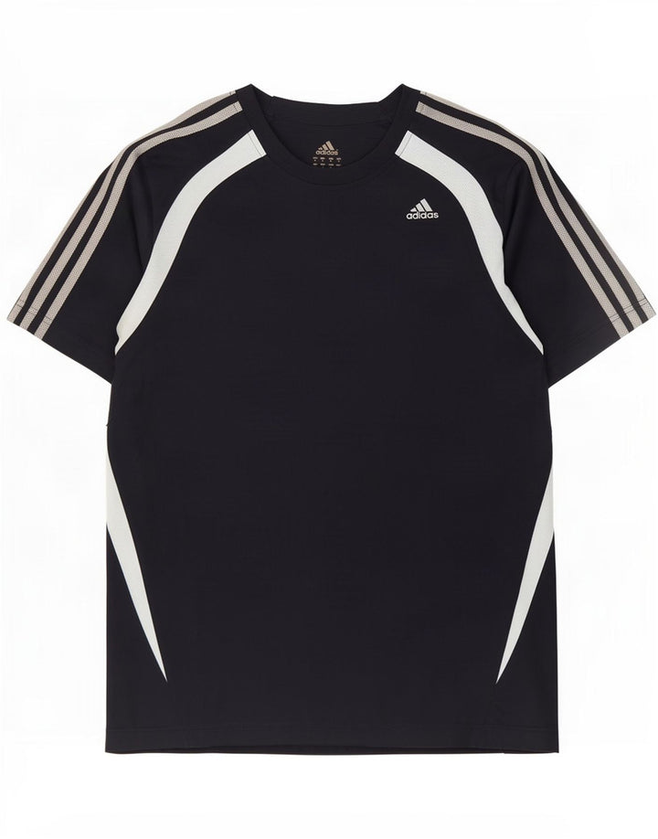 Tricou pentru bărbați Adidas Top Mediu Bleumarin Poliester Colorblock