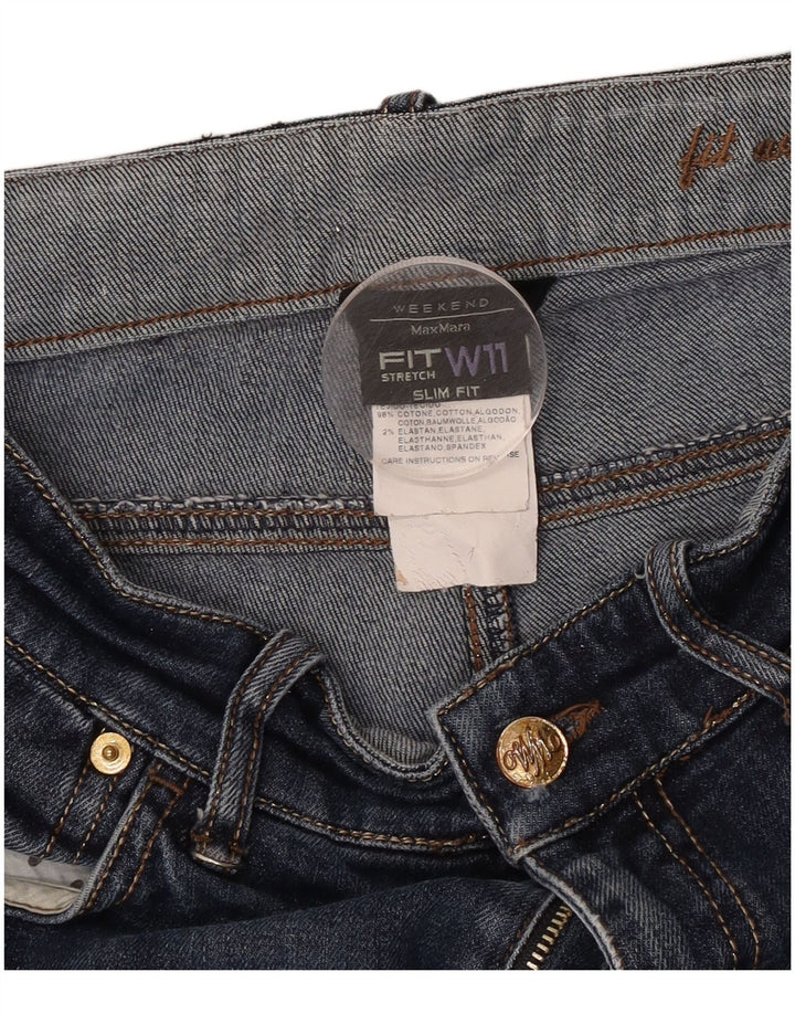 Blugi slim de weekend pentru femei Max Mara L28 L26 Bumbac bleumarin