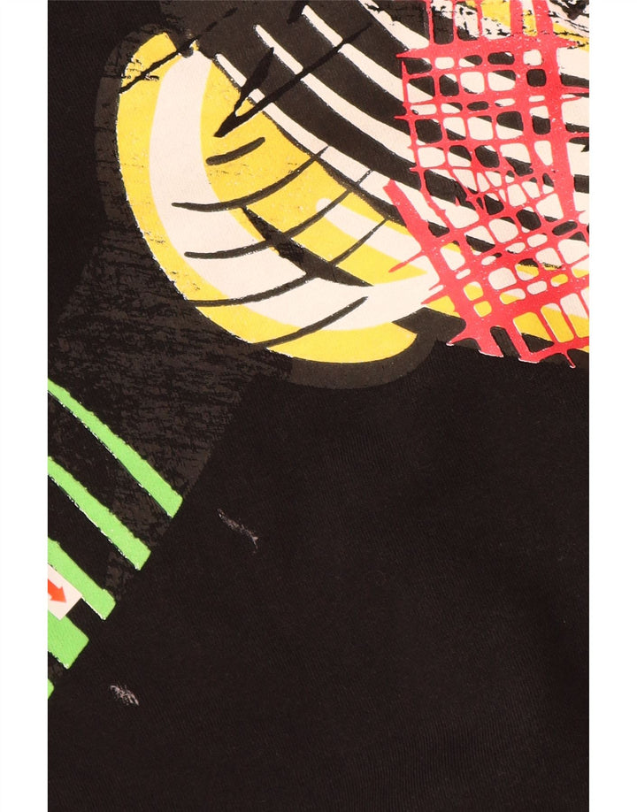 DESIGUAL Pulover cu glugă cu grafic Mickey Mouse pentru femei UK 14 Medium Black