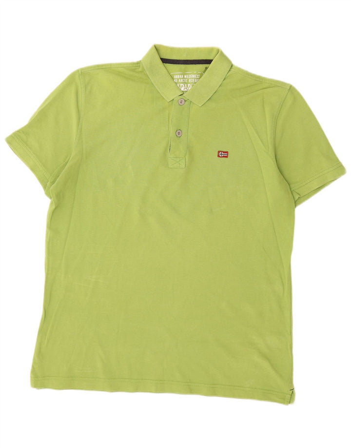 Tricou polo Napapijri pentru bărbați, verde mare