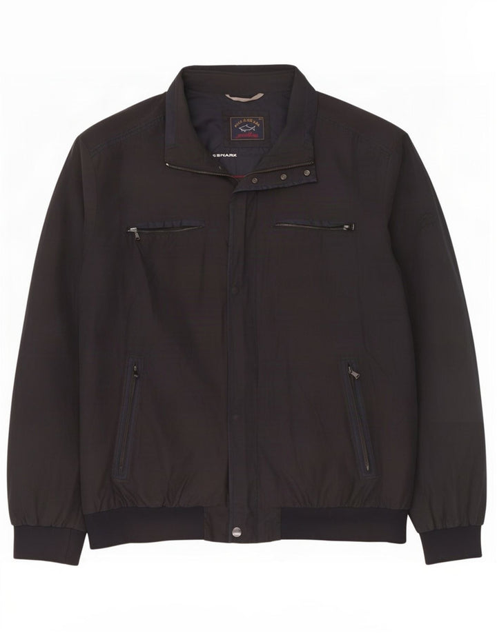 Jachetă pentru bărbați Paul & Shark, UK 50 5XL, poliester negru