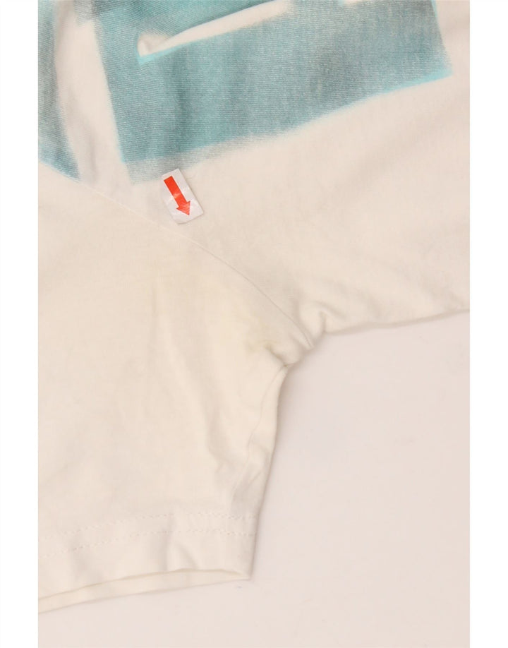 Tricou grafic PUMA pentru băieți Top 13-14 ani alb