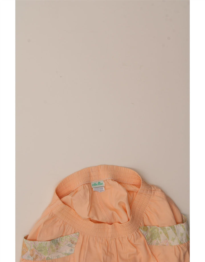 ELLESSE Womens Sport Shorts EU 40 Medium  Pink Floral Polyester Vintage Ellesse and Second-Hand Ellesse from Messina Hembry 