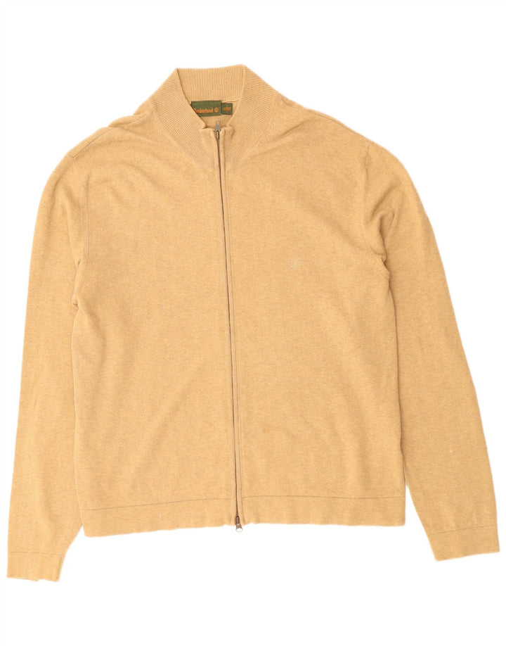 Pulover cardigan pentru bărbați TIMBERLAND XL, bej, bumbac