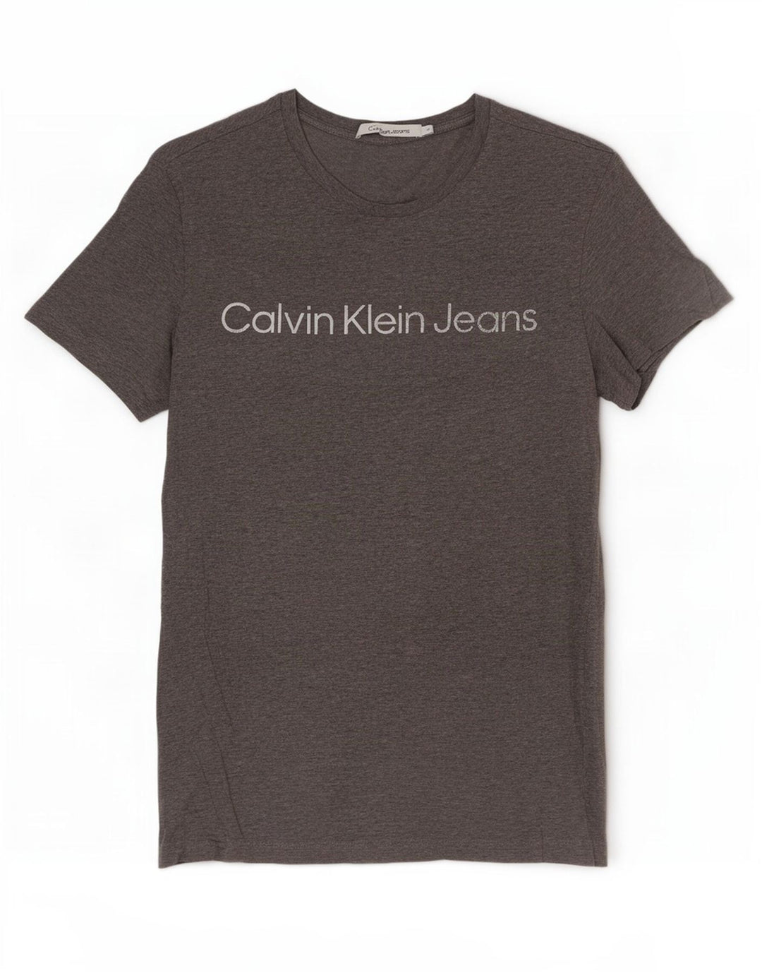 Tricou grafic pentru bărbați Calvin Klein Jeans Top Medium Gri