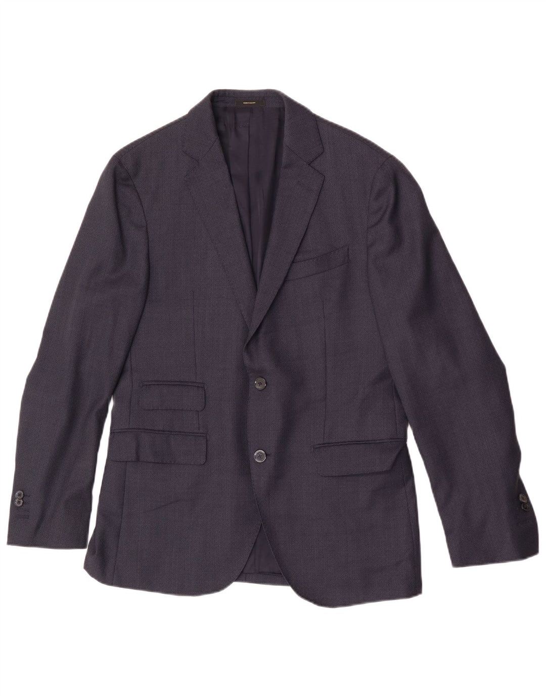 Massimo Dutti Jachetă pentru bărbați cu 2 nasturi EU 50 Albastru bleumarin mediu