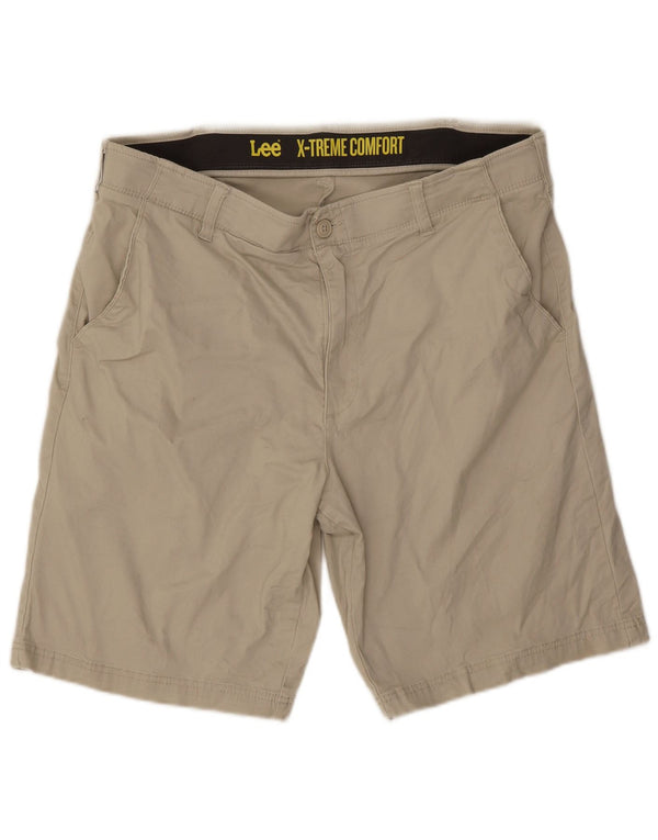 Pantaloni scurți chino X-treme Comfort Lee pentru bărbați W38 XL bumbac bej