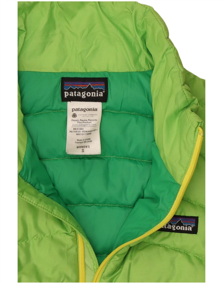 Gilet căptușit pentru femei Patagonia UK 10 Small Green Poliester