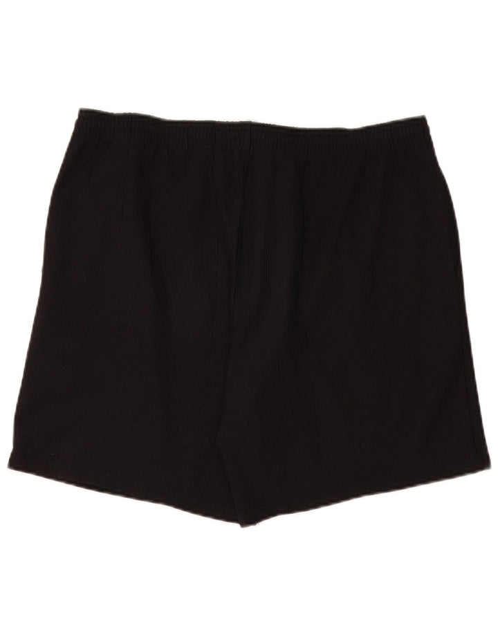 Pantaloni scurți sport Fila pentru bărbați, poliester mediu negru